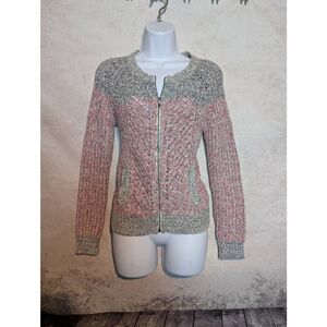 Moth full zip quality sweater small